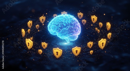 Cyber Security of the Human Brain with Shields