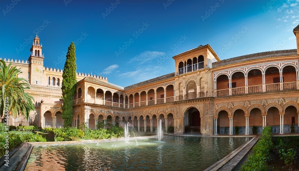 Fototapeta premium alcazar in seville spain