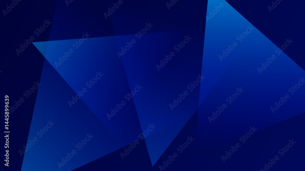 Obraz premium Abstract Blue Triangle Background Design for Modern Presentations and Corporate Branding