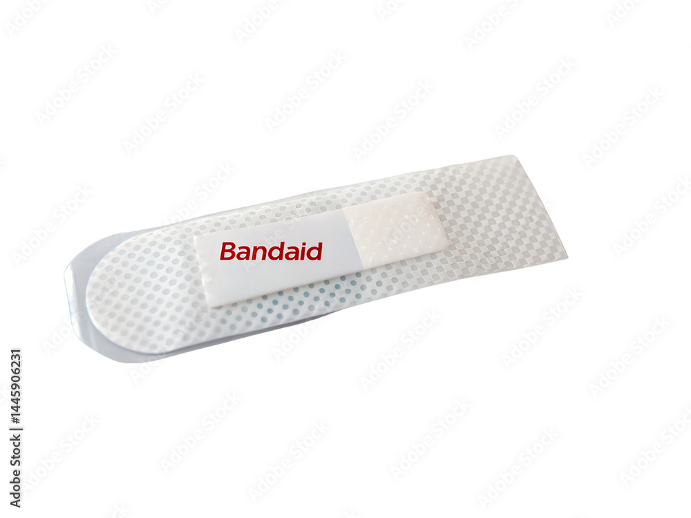 Adhesive Bandage for Wound Care Isolate on transparent background cutout, PNG file, Cutout file