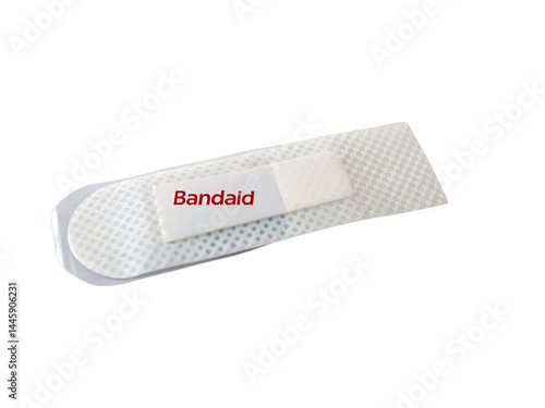 Obraz na płótnie Adhesive Bandage for Wound Care Isolate on transparent background cutout, PNG file, Cutout file w salonie