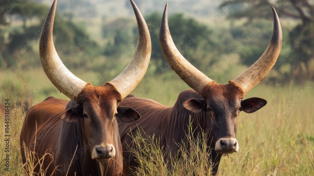 Ankole-Watusi Cattle: Majestic Horns in the Savannah Ankole-Watusi Cattle: Majestic Horns in the Savannah