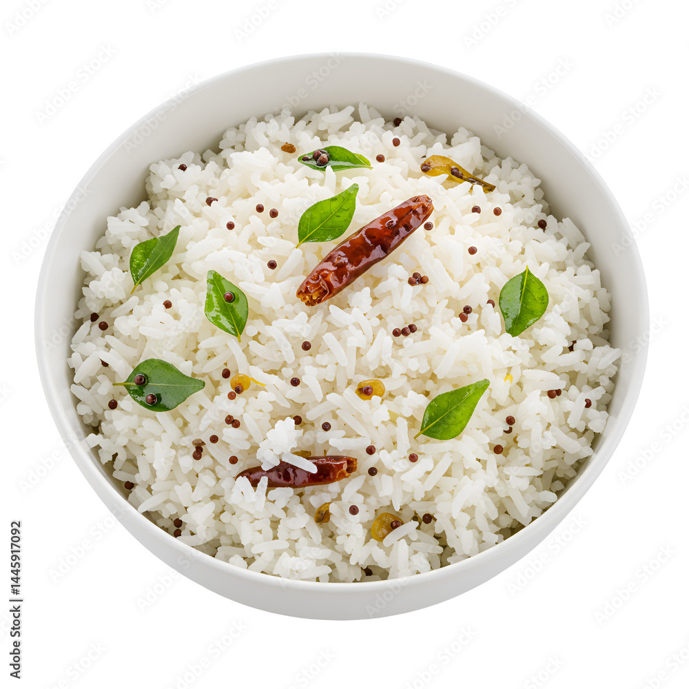 Coconut Rice With Mustard Seed Tempering Coconut Rice With Mustard Seed Tempering