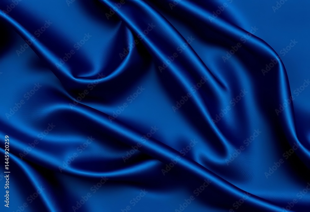 Deep navy blue silk satin, luxurious sheen, subtle folds, wallpaper, detail Deep navy blue silk satin, luxurious sheen, subtle folds, wallpaper, detail