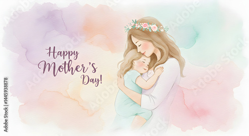 Happy mother