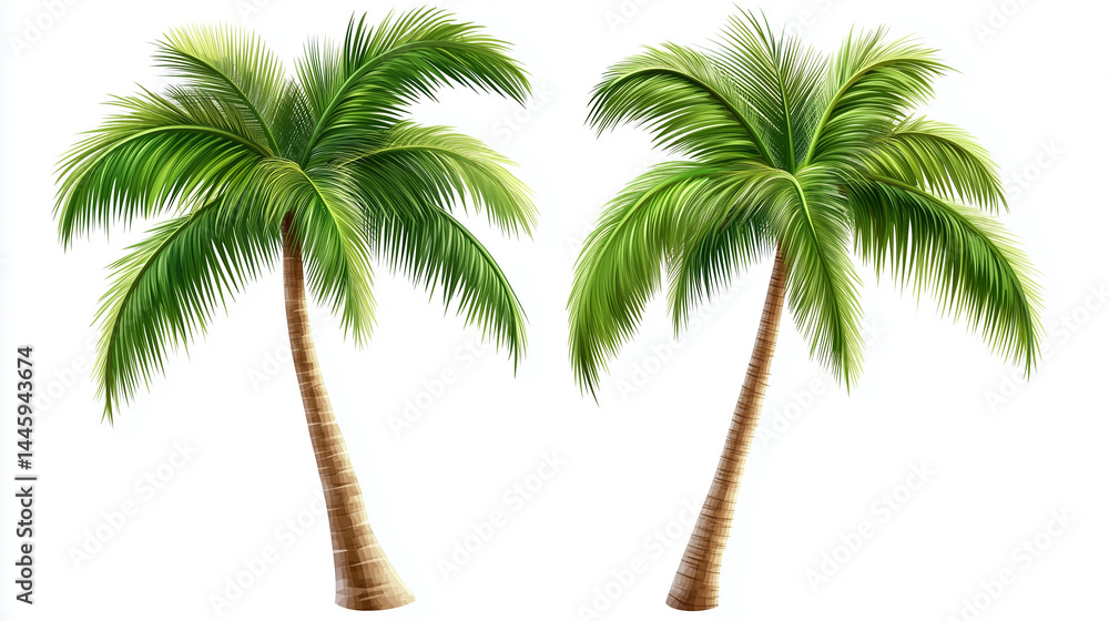 palm tree isolated on white palm tree isolated on white