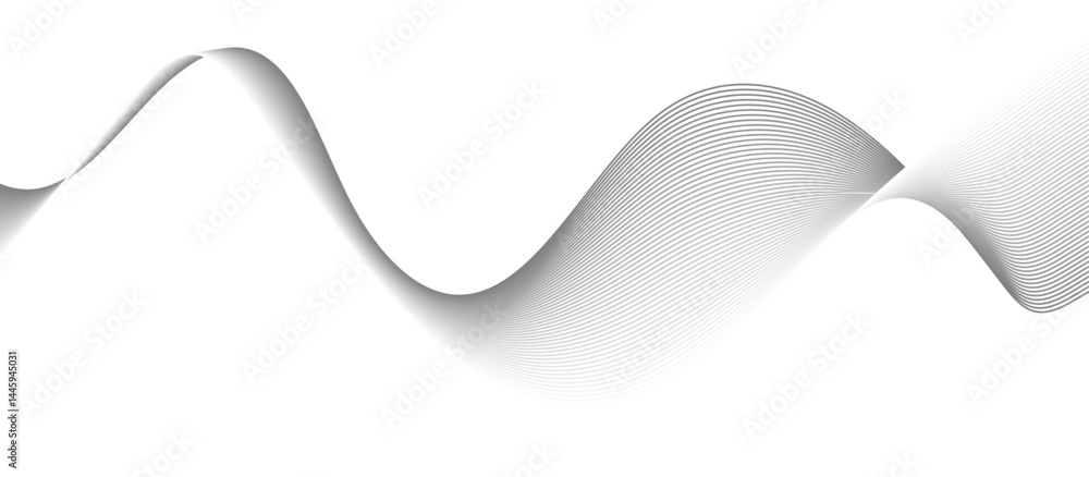 Fototapeta premium Abstract minimalist vector style, soft curves, clean composition, monochrome palette, high-resolution digital art, modern and sophisticated design.