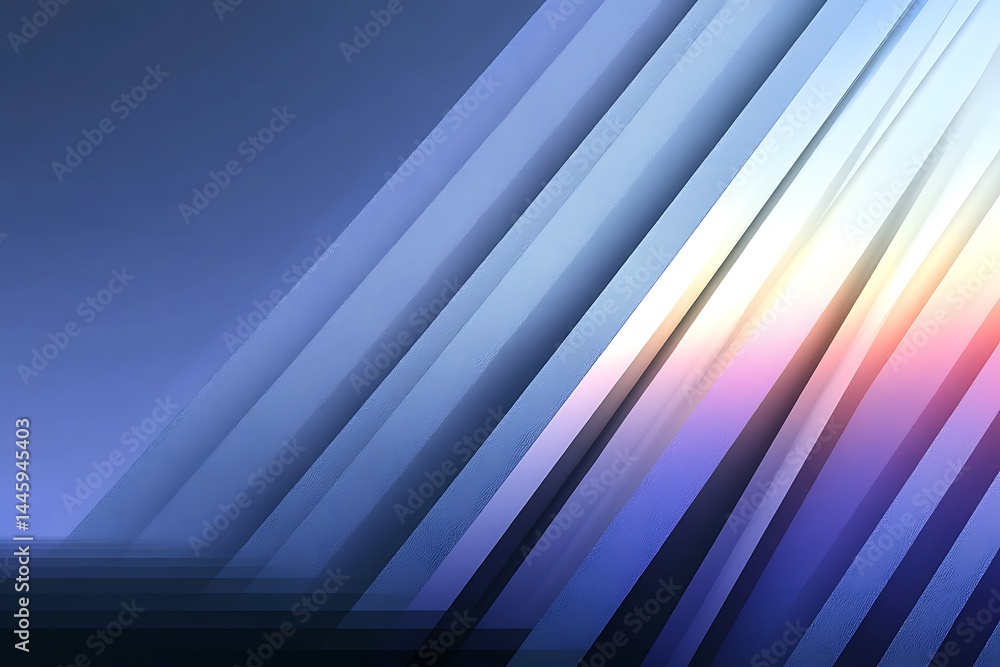 Abstract Background with Parallel Blue Strips, Gradient Light, and Textured Surface Abstract Background with Parallel Blue Strips, Gradient Light, and Textured Surface