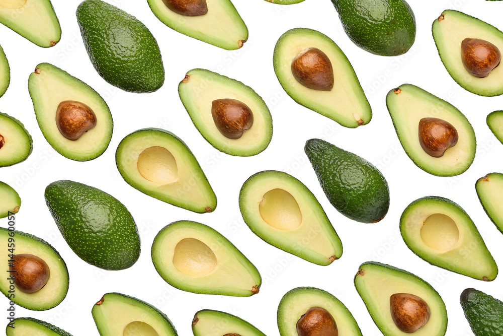 seamless pattern of avocado fruits seamless pattern of avocado fruits