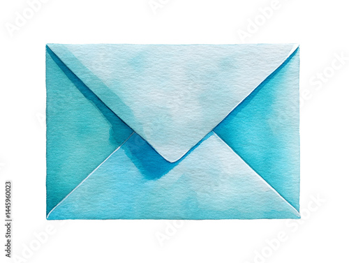 Obraz na płótnie A blue envelope w salonie