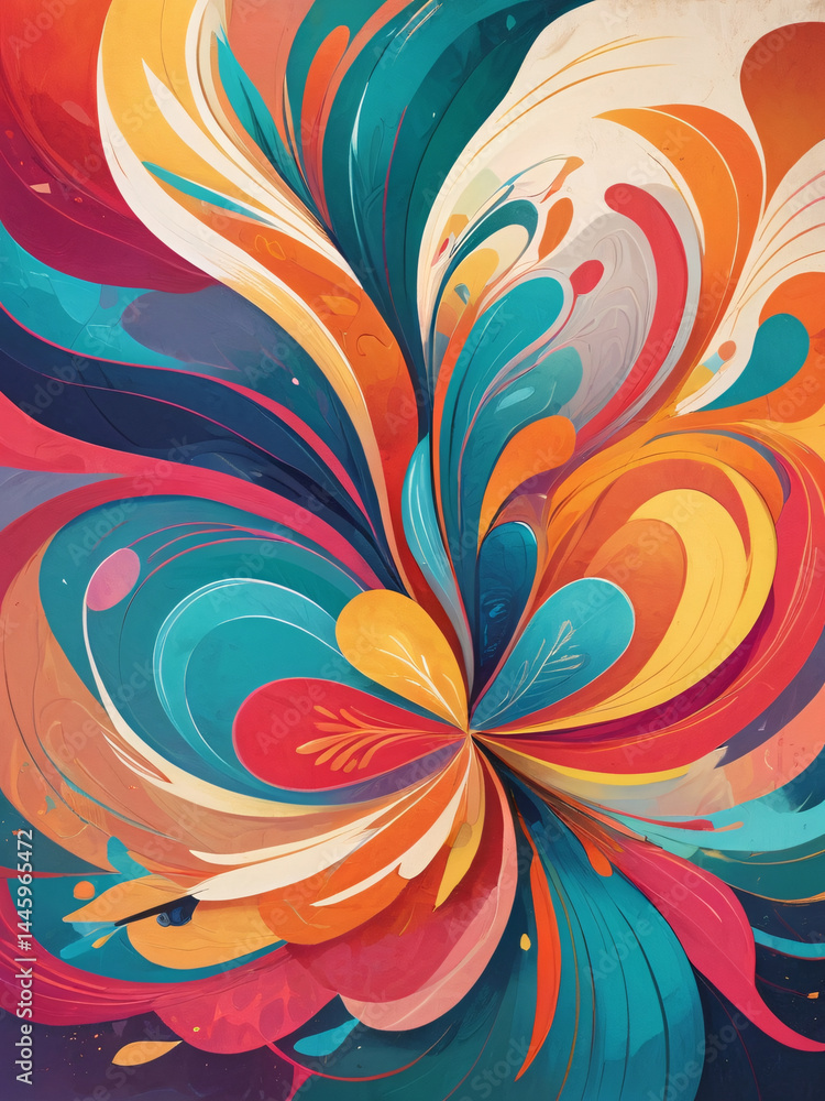 Abstract Seamless Pattern With Waves Abstract Seamless Pattern With Waves