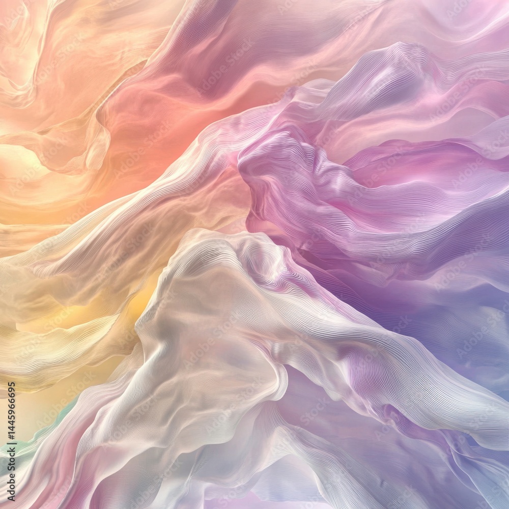 Obraz premium Soft Pastel Colored Fabric Texture Background