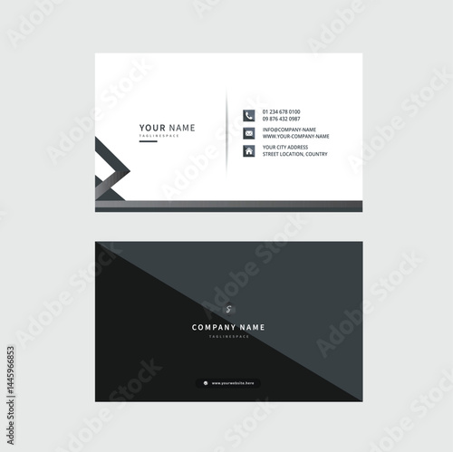 Modern and Minimalist Business Card Template