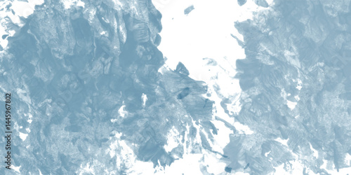 Light blue abstract watercolor artwork with natural pigment spread and fade

