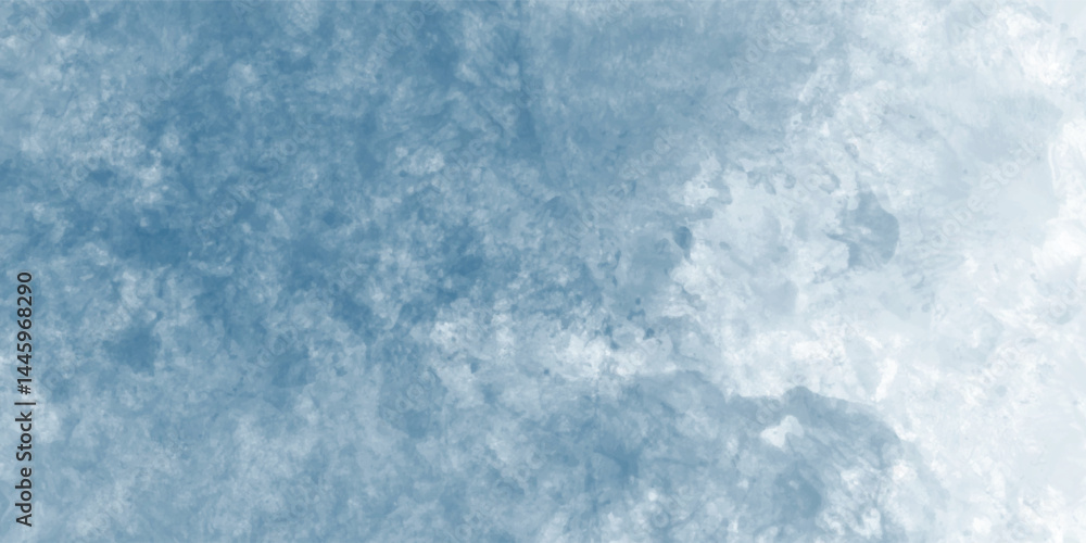 Obraz premium Pastel blue watercolor background texture with subtle paint flow and brush swirls