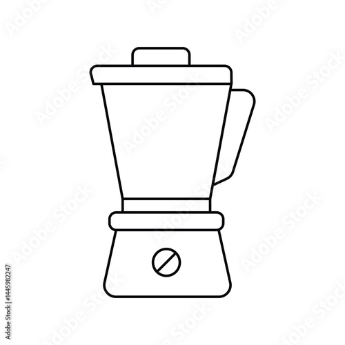 blender lineal icon with white background vector stock illustration