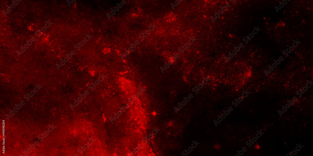 Fototapeta premium Abstract red grunge painted background. night sky space watercolor background with stars. abstract green background with dark edges, creating a distinct visual contrast. decorative pattern background