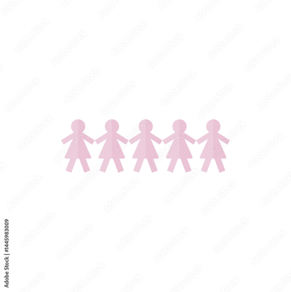 Human paper cut. Vector illustration Human paper cut. Vector illustration