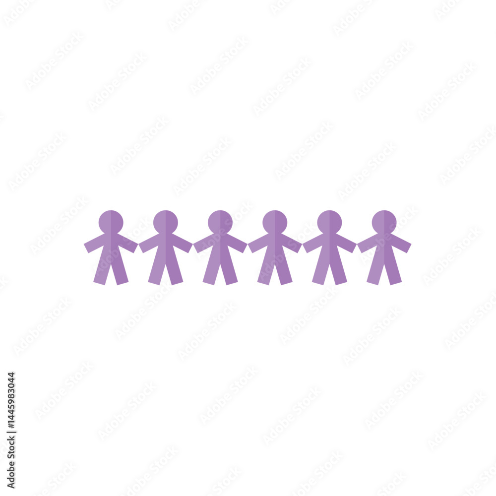 Human paper cut. Vector illustration Human paper cut. Vector illustration