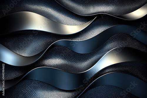 A sleek silver abstract bac...