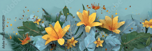 Tropical Floral Burst. Vibr...