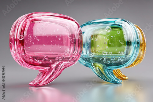 Colorful Conversation Bubbl...