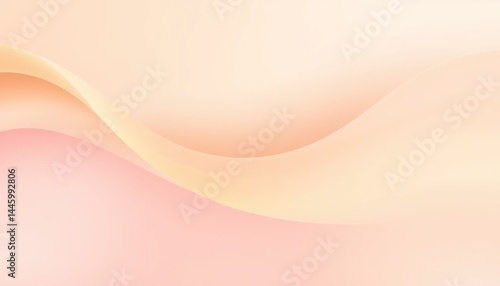Subtle pastel peach background with softly curved layers creating a gentle wave effect, suitable for romantic themes