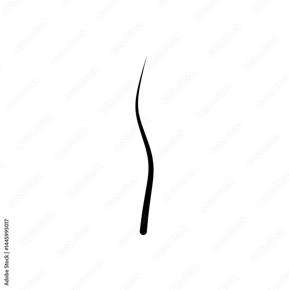strands of hair icon vector illustration strands of hair icon vector illustration