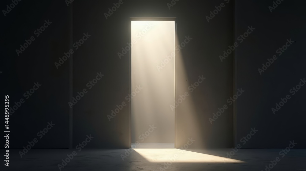 Ray of sunlight in dark room with soft dust — cinematic spiritual background with empty space for website header or quote overlay Ray of sunlight in dark room with soft dust — cinematic spiritual background with empty space for website header or quote overlay