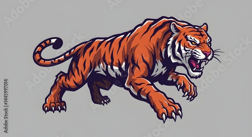 Orange Tiger Illustration