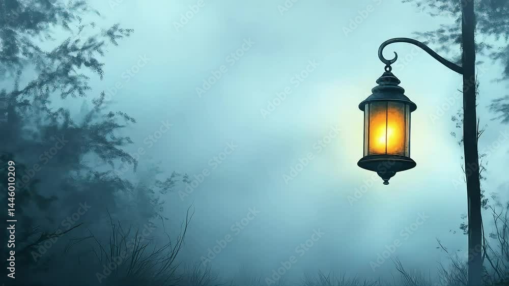 Foggy forest lantern Foggy forest lantern