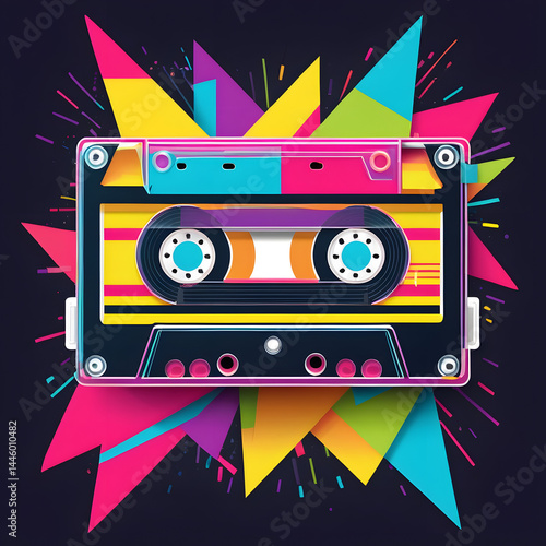 retro audio cassette