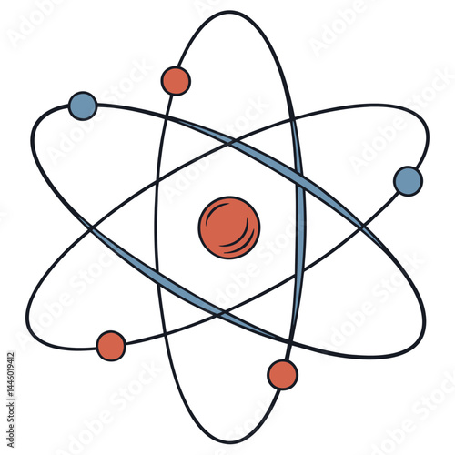 Exploring the Atom A Simplified Illustration of Atomic Structure