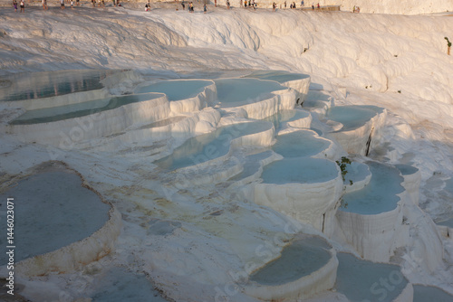 Fototapeta Naklejka Na Ścianę i Meble -  Türkey Pamukkale on a sunny spring day