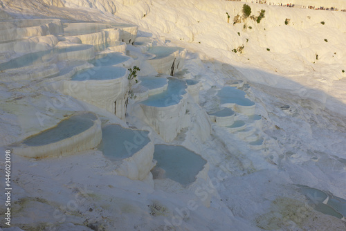 Fototapeta Naklejka Na Ścianę i Meble -  Türkey Pamukkale on a sunny spring day