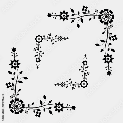 Elegant Floral corner arrangements for decorative embellishment