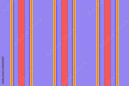 Oabric texture fabric seamless, italy lines vector background. Iallpaper textile vertical pattern stripe in indigo and bright colors.