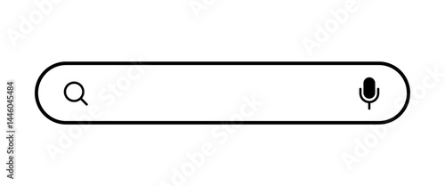 Modern search box UI element with transparent background. Ideal for websites, mobile apps, and digital interfaces. Includes input field, search icon, and clean layout for UI design.