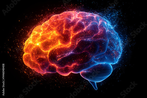 Brain power illustration 