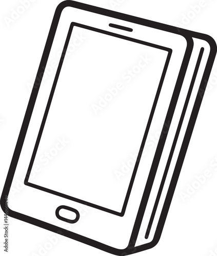 kindle line art, black outline, vector and illustration, coloring book page line art drawing