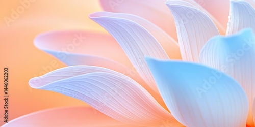 Wallpaper Mural Pastel Flower Petals Soft Gentle Bloom Torontodigital.ca