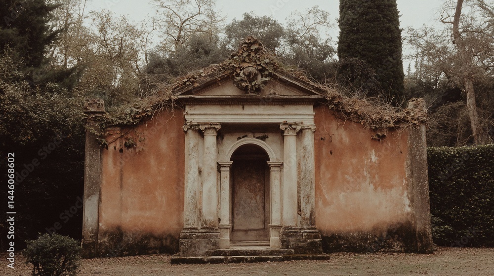 Ancient Italian garden structure