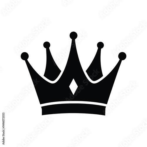 Simple Crown Icon for Leadership