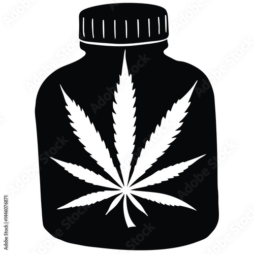 bottle of marijuana
