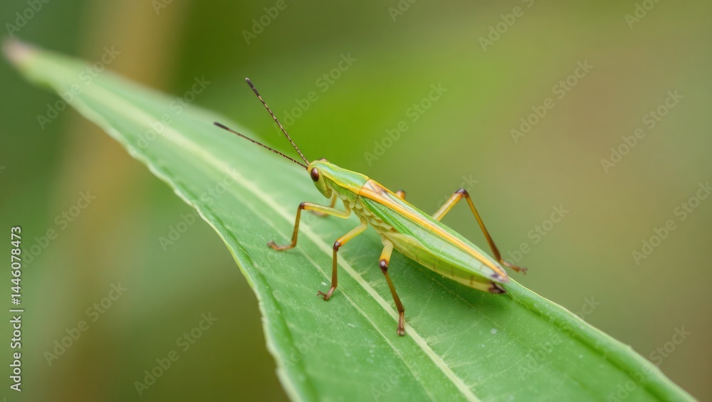 green grasshopper on a leaf green grasshopper on a leaf