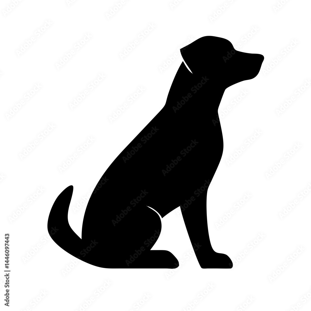 dog sitting silhouettesvg transparent background for web and graphic design dog sitting silhouettesvg transparent background for web and graphic design