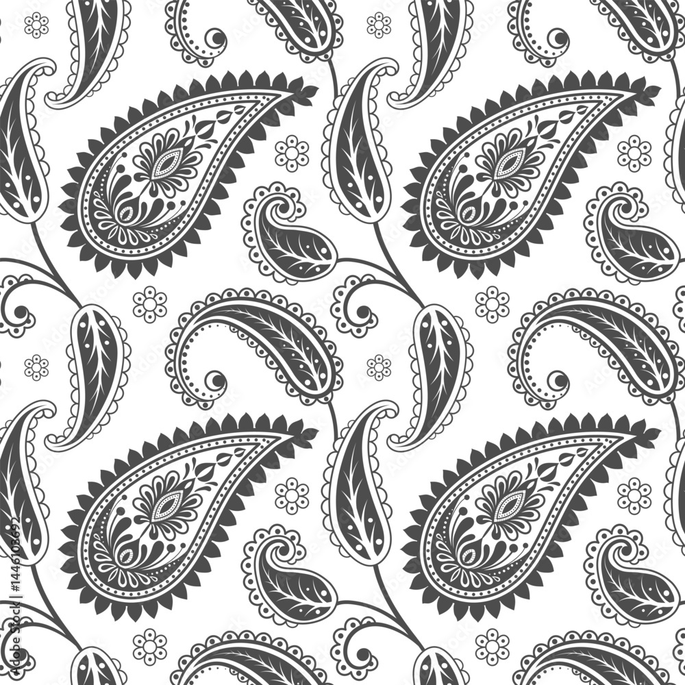 Motifs African boho paisley Floral Ikat pattern embroidery border. Ethnic ikat floral Ethnic Indian Pattern Ikat pattern Ethnic Pattern. Border  floral Aztec embroidery border seamless patterns.