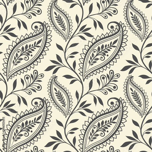 Motifs African boho paisley Floral Ikat pattern embroidery border. Ethnic ikat floral Ethnic Indian Pattern Ikat pattern Ethnic Pattern. Border  floral Aztec embroidery border seamless patterns.