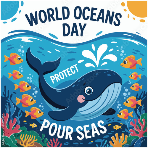 World Oceans Day flyer image 5.eps