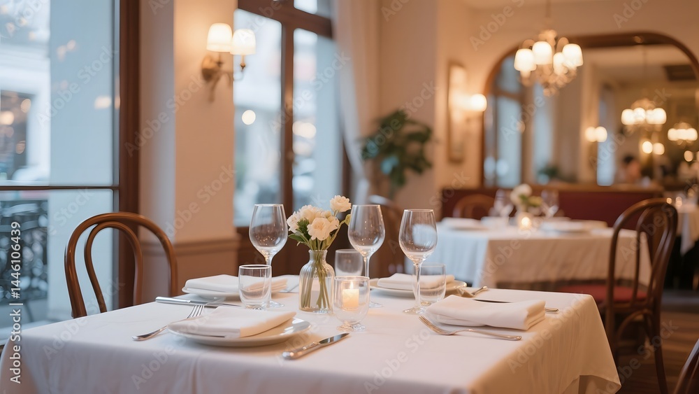 table setting for a dinner table setting for a dinner
